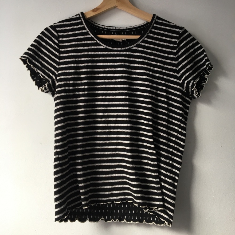Madewell fitted lettuce tee